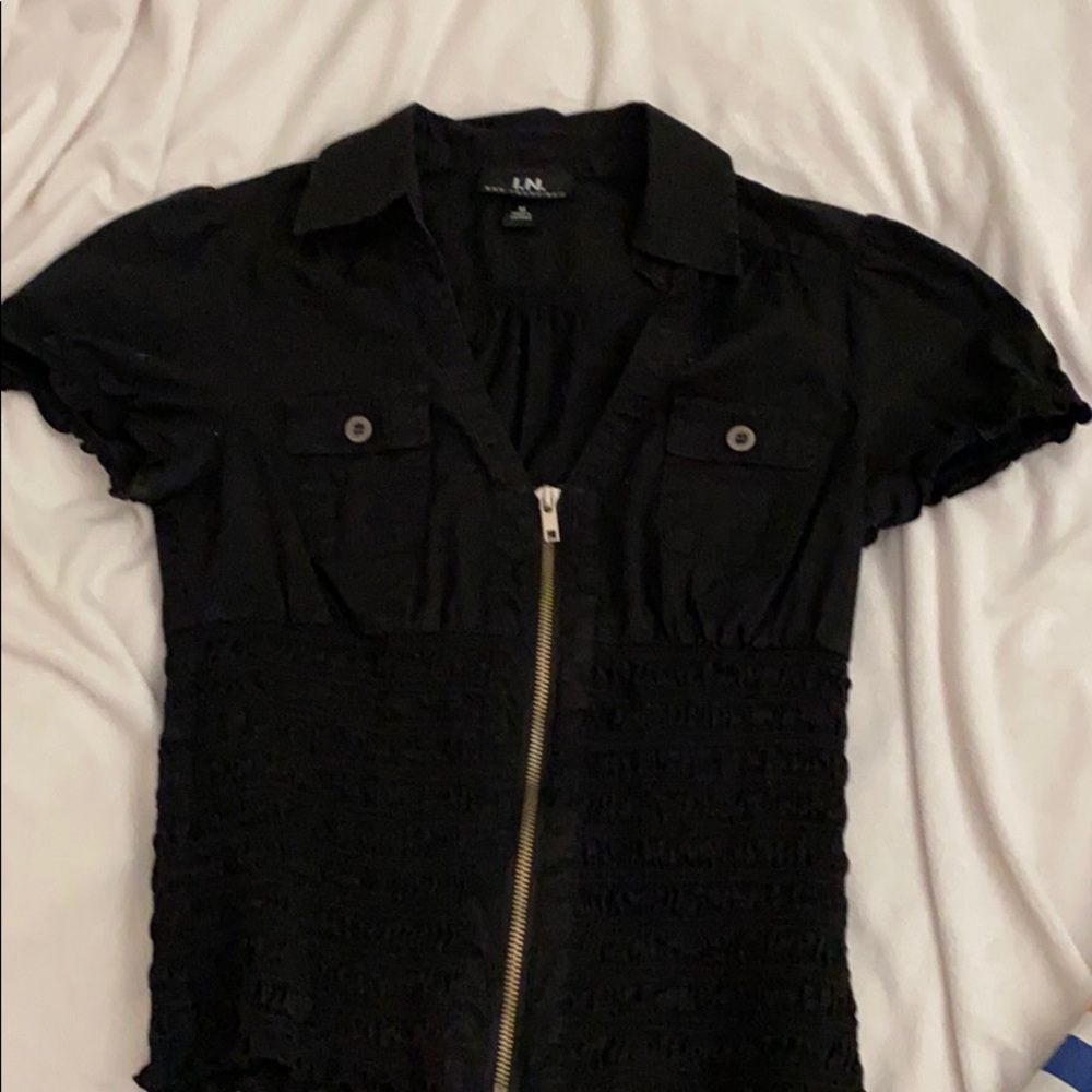 Gathered blouse